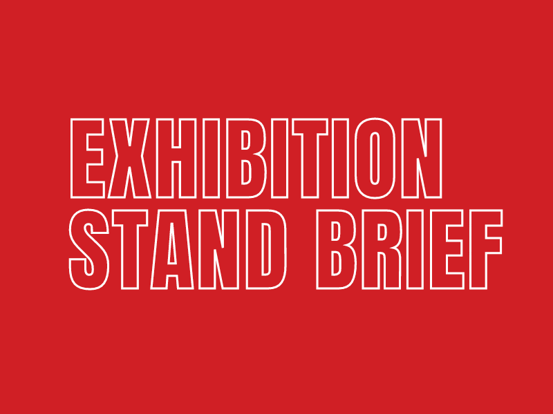 How to write a winning exhibition stand brief