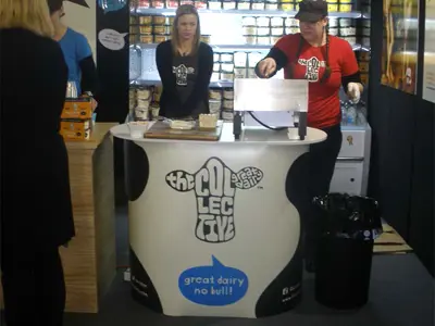 Pop up Sales Counter