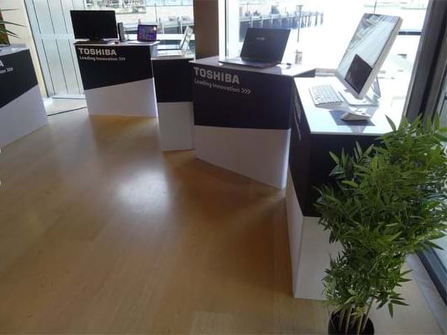 Laptop Exhibition Display