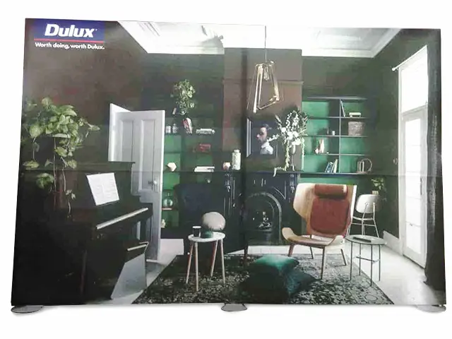 Low Profile Fabric Display Walls