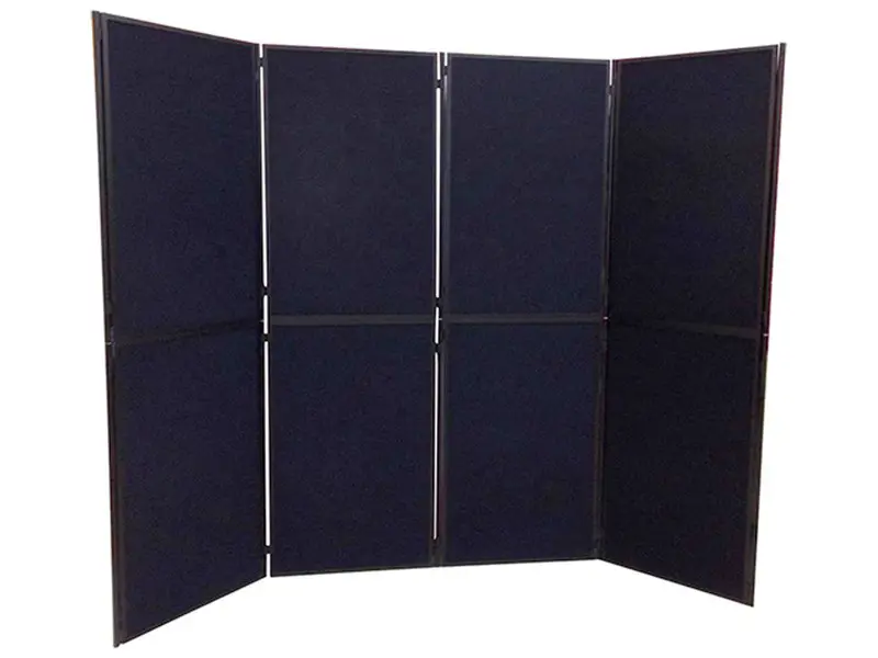 Panels do not need feet if used at an angle to each other