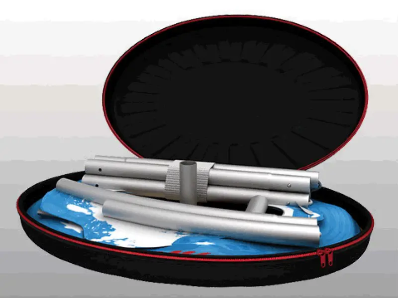 Carry case for portable banner