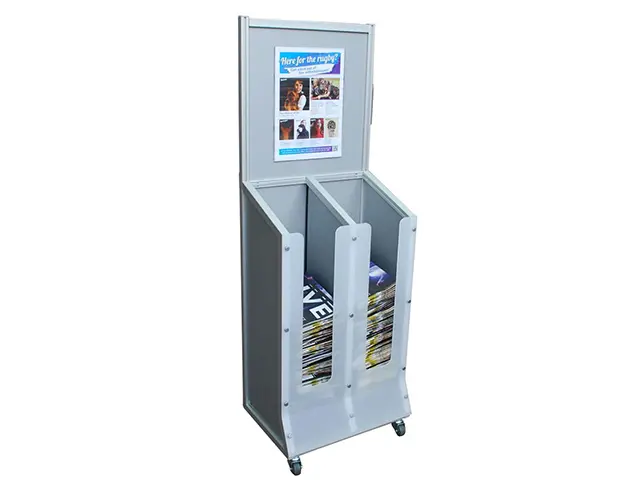 Magazine Rack on Wheels