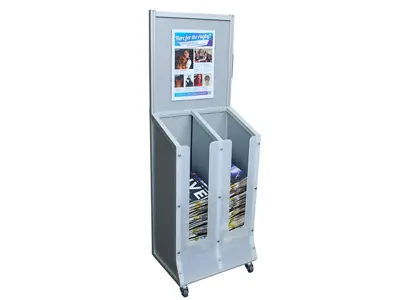 Magazine Rack on Wheels