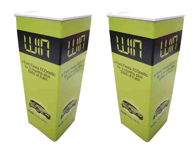 Prize Advertising Brand Activation Plinth