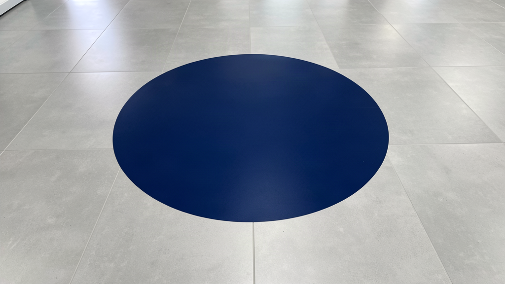 How do I apply and remove floor graphics safely?