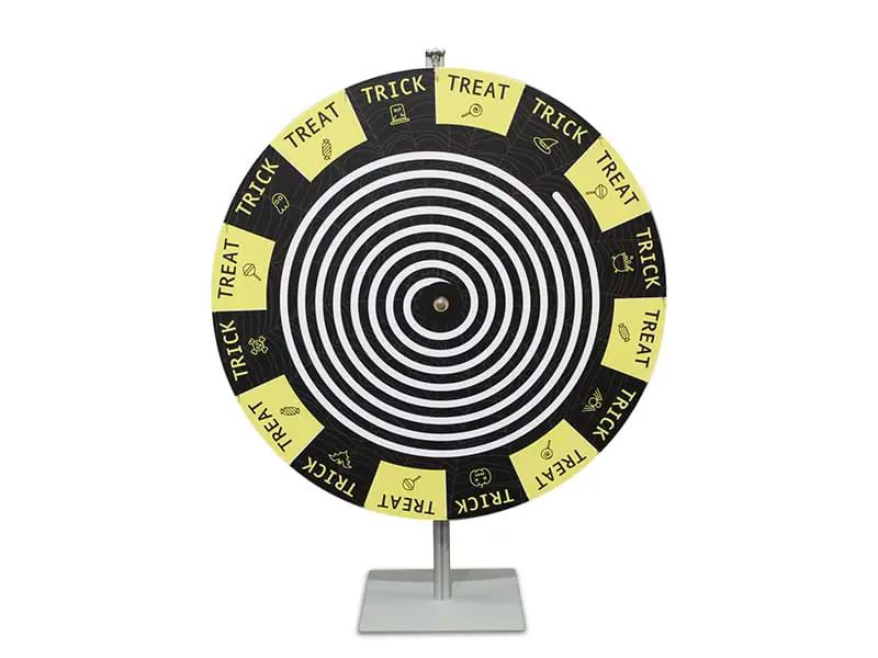 Prize wheel 1.5m high with customised huge 1200mm diameter wheel