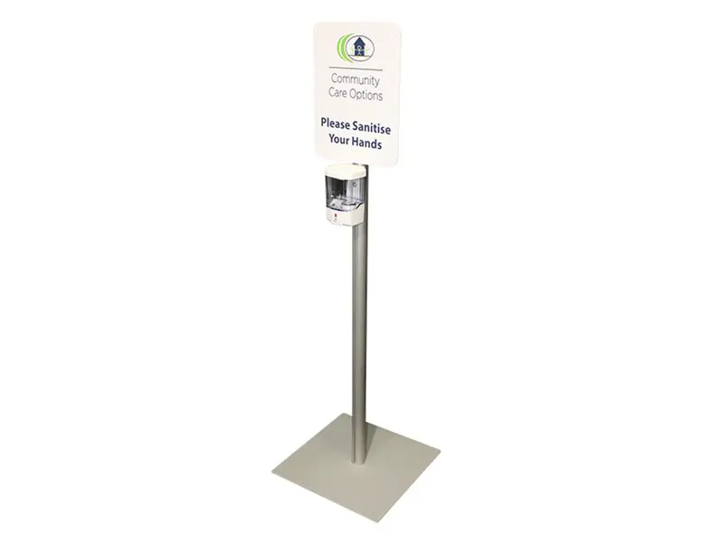 Slimline Sanitiser Station