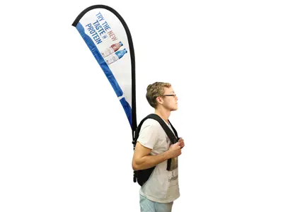 Backpack Teardrop Flag