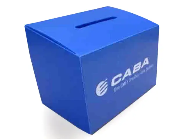 Fold Flat Polypropylene Entry Box with Print