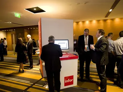 Conference Kiosk Display Stand