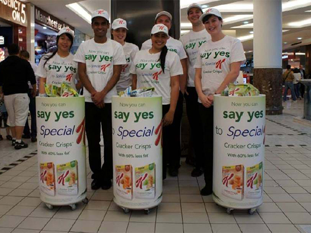 Mall Sampling Trolley