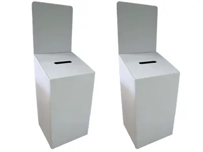 Large Cardboard Entry Box White
