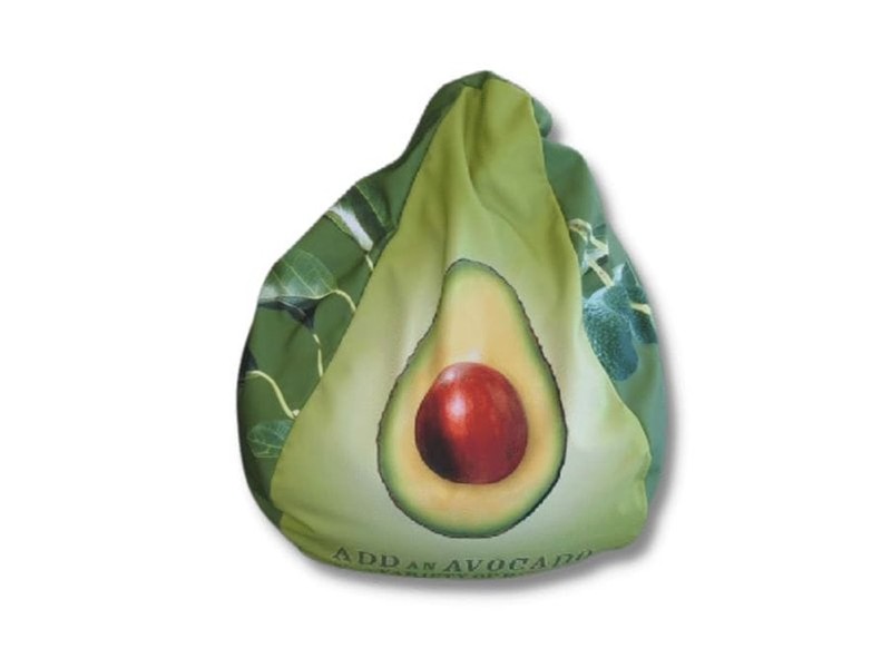 Teardrop shape bean bag