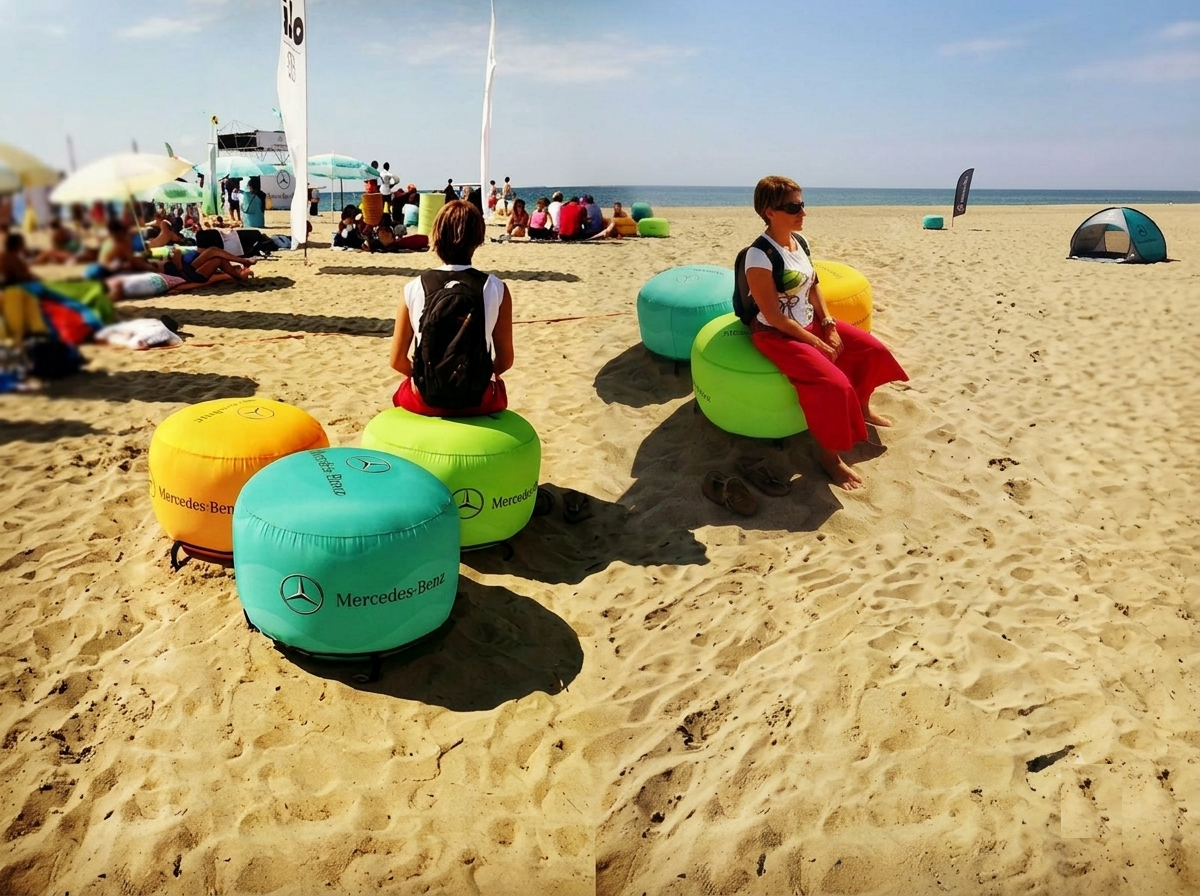 Outdoor inflatable furniture
