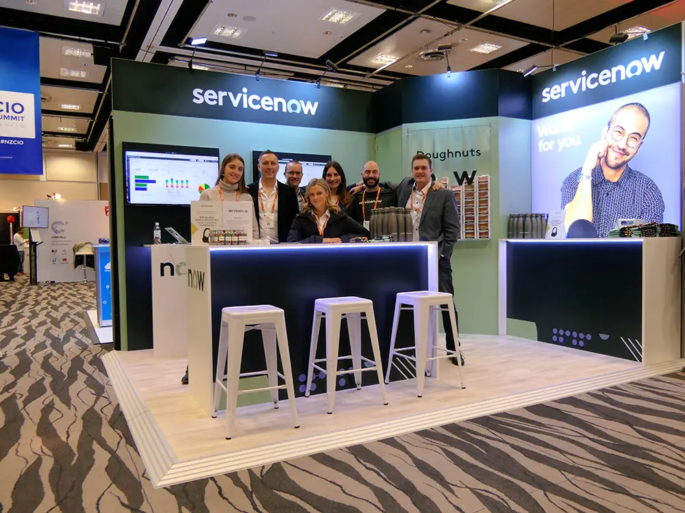 Expo Booth with Bar