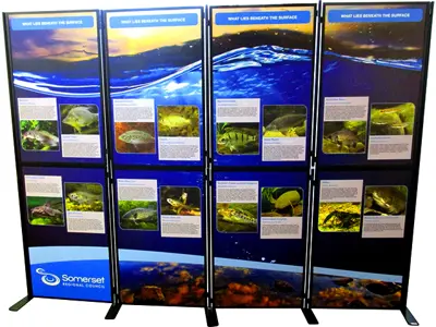 Portable Display Wall Stand