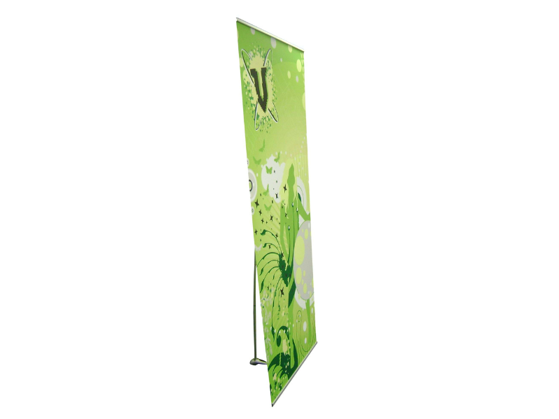 roll up banner side view