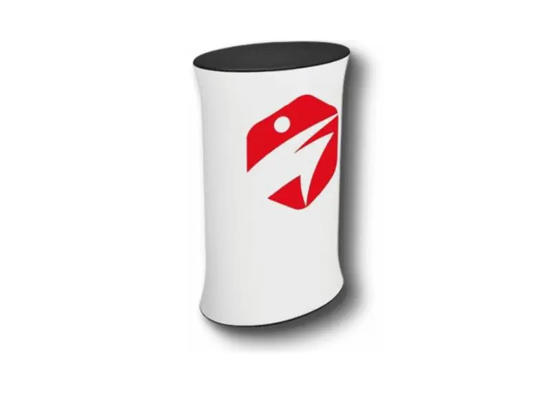 Sales Counter with White Fabric