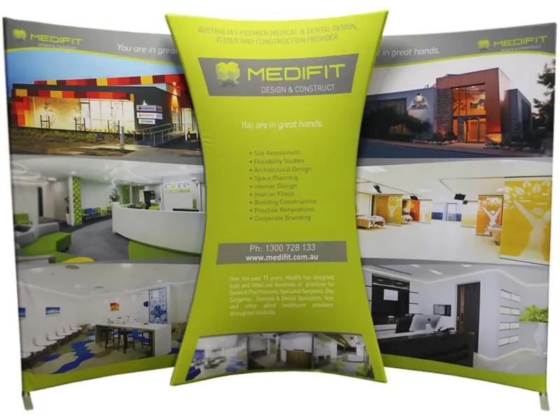 Superwall Curved Exhibition Wall 9