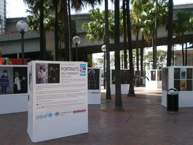 Unicef Outdoor Signage in Darling Harbour Sydney