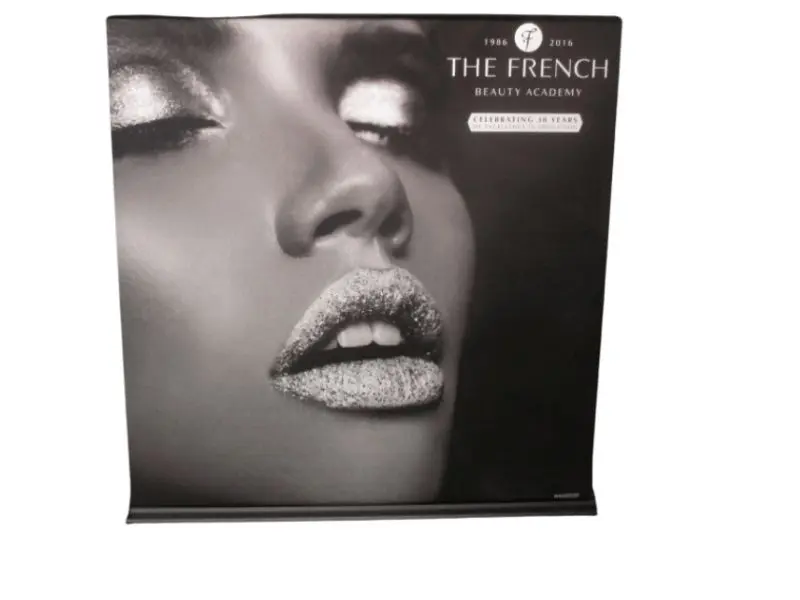 2 metre wide pull up banner