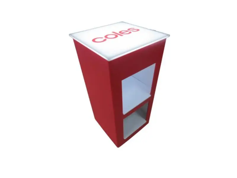 Frosted tops can be added to any plinth style