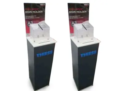 Pedestal with Entry Box on Top