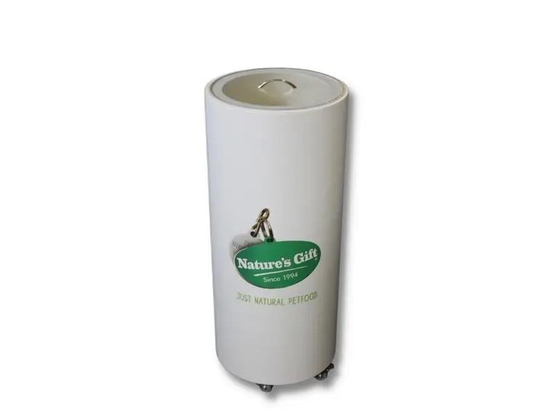 Standard size wheeled sampling bin with lid