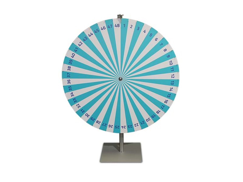 Example of prize wheel with many segments