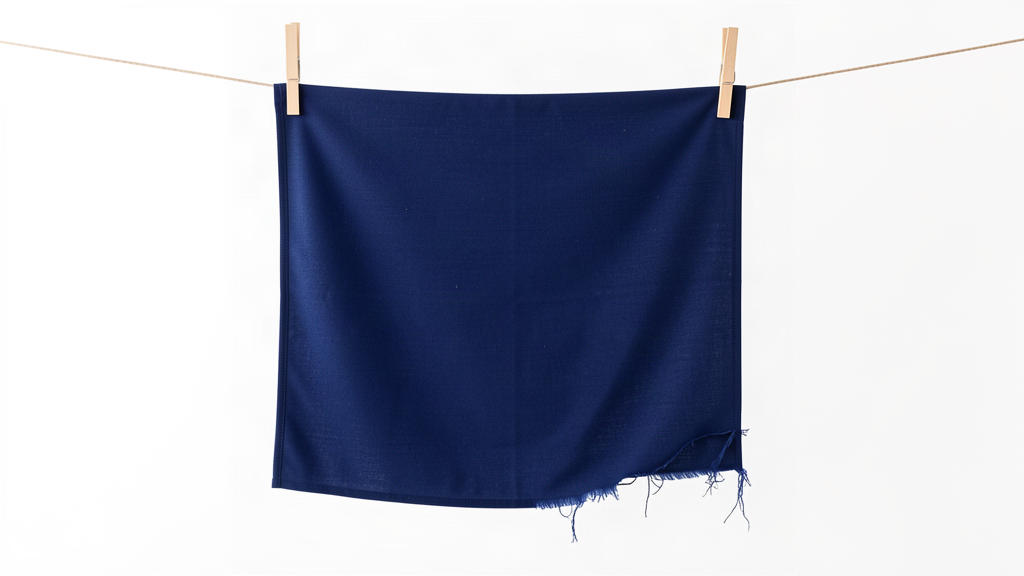 How do I repair a torn flag or fabric banner?