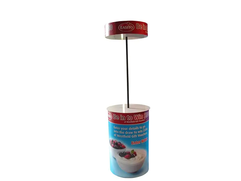 Round Display Unit with Header