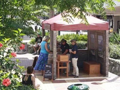 Gazebo Food Sampling