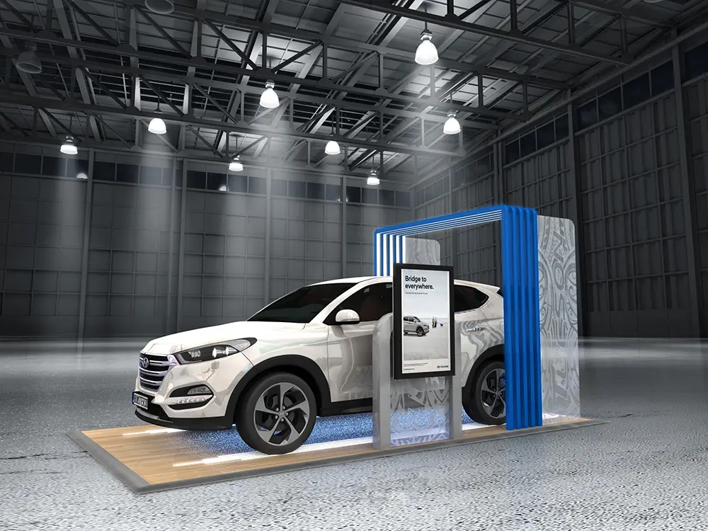 Small Stand Car Display