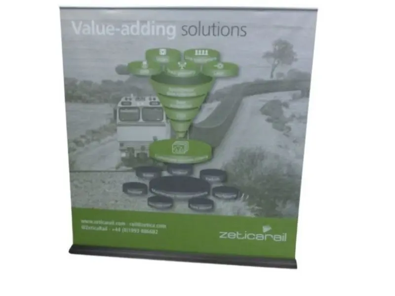  2 metre wide pull up banner