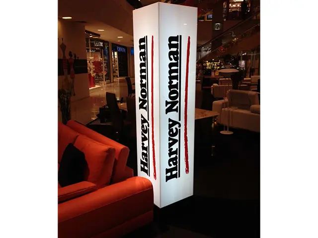 Illuminated Display Tower with Branding