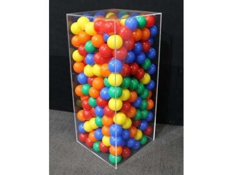 Clear acrylic plinth