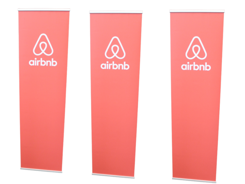 Slimline 600mm wide Express banners