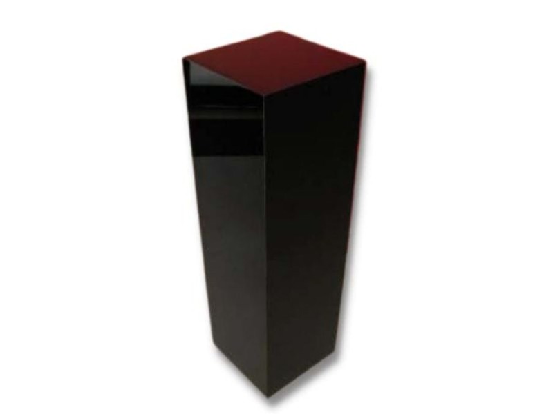 Black acrylic plinth