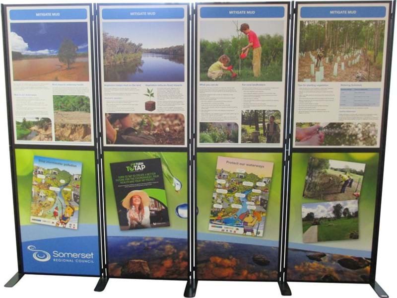 8 panel Cario kit displaying A1 posters