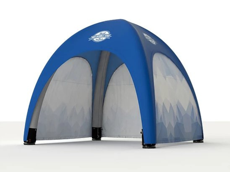 3m inflatable gazebo with 3 single-sided printed doors