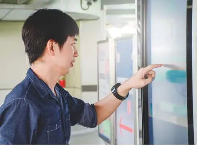 Digital LED Cleanliness Screen