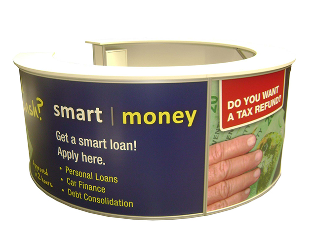 Round Sale Counter