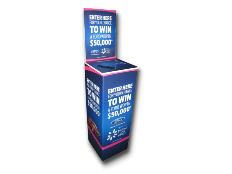 Optional graphics can be added to top of entry box