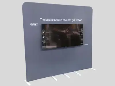 TV and Backdrop
