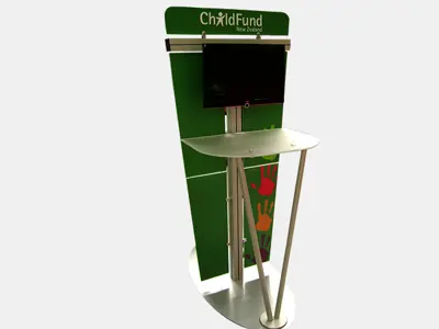 Portable Laptop Kiosk