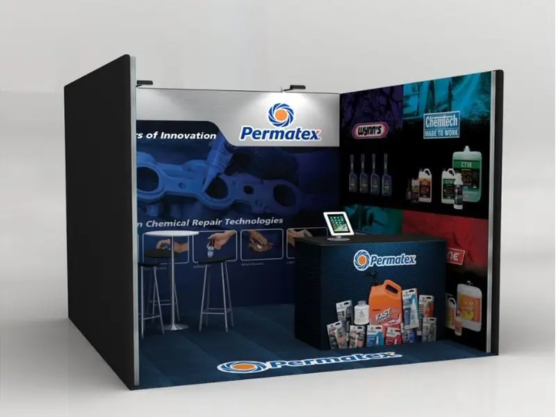 3m X 3m Exhibition Stand Permatex