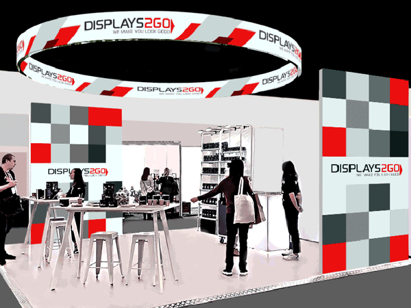 Overhead digital screens for hire