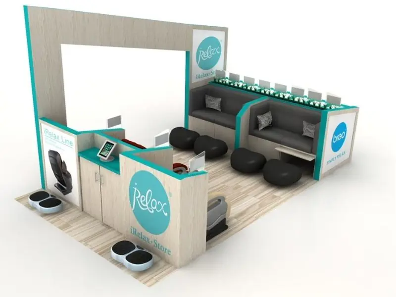 6m X 3m Exhibition Stand Electronics