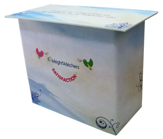 WeightWatchers Satisfaction counter with soft watercolour artwork across the top and sides